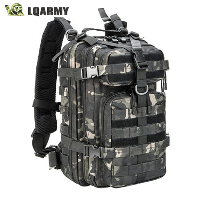 eybag Men Army Military Tactical Backpack 1000D Polyester 30L 3P Softback Outdoor Waterproof Rucksack Hiking Camping Hunting Bags