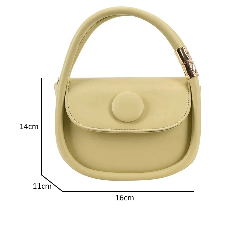 eybag Luxury Designer Handbag Women Bags Fashion Candy Color Shoulder Bag Lady PU Leather Crossbody Bags Branded Clutch Purses