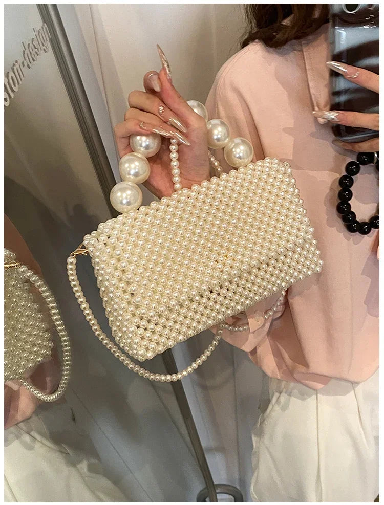 eybag Chic Everyday Pearl Weave Tote Bags