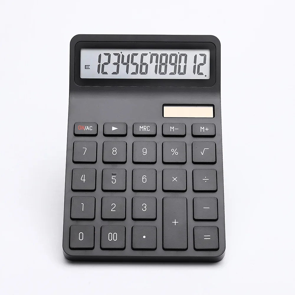 eybag Solar Calculator with Dual Power Supply, 12 Digits, Electronic Calculator, Home, Office, School, Financial, accounting Tools