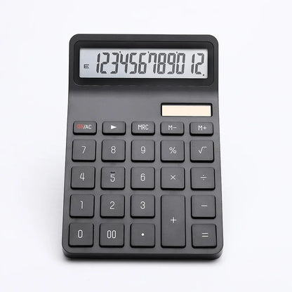 eybag Solar Calculator with Dual Power Supply, 12 Digits, Electronic Calculator, Home, Office, School, Financial, accounting Tools