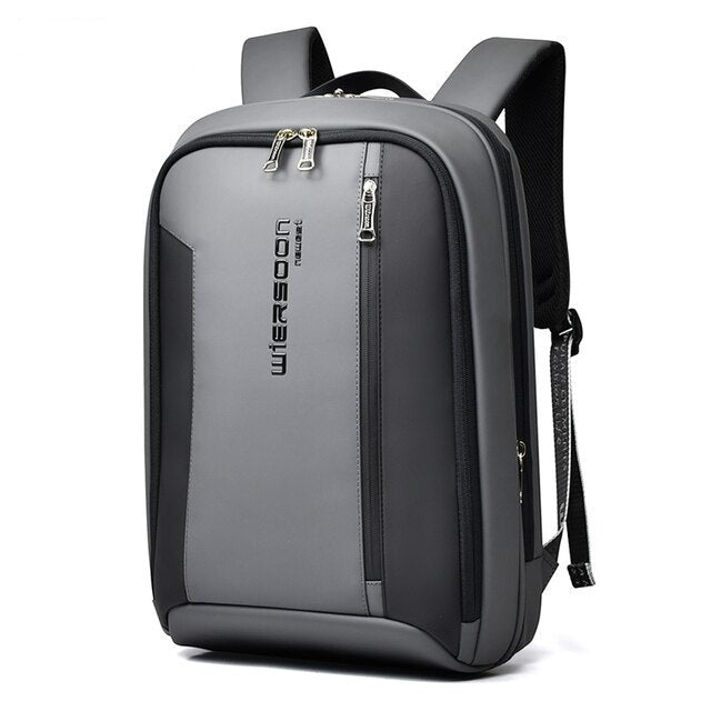 eybag New Fashion Water Resistant Business Backpack For Men Travel Notebook Laptop Backpack Bags USB Charger Male Mochila