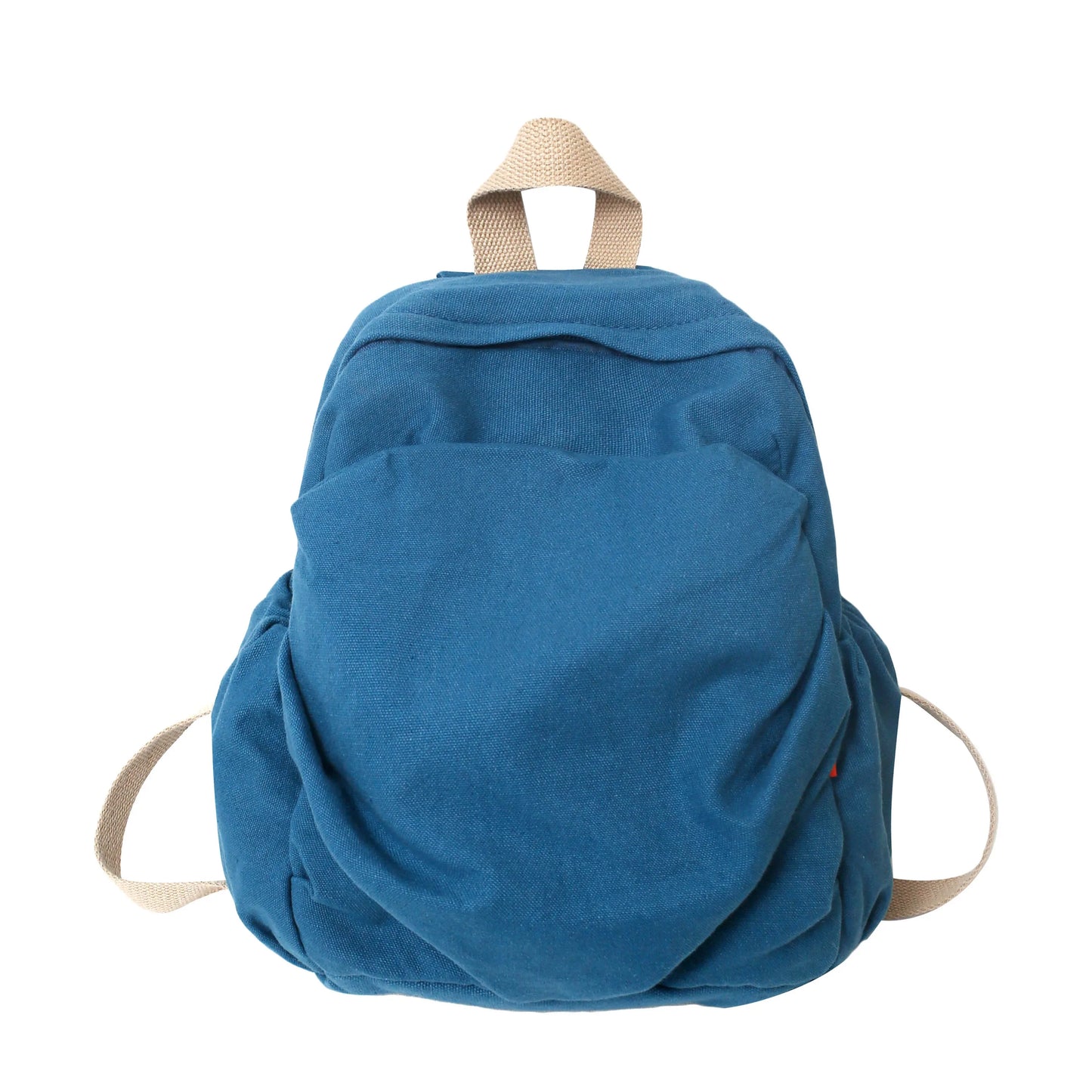 eybag New Women's Versatile Cotton Small Backpack Solid casual or travel bag Soft Canvas Retro Mini Backpack