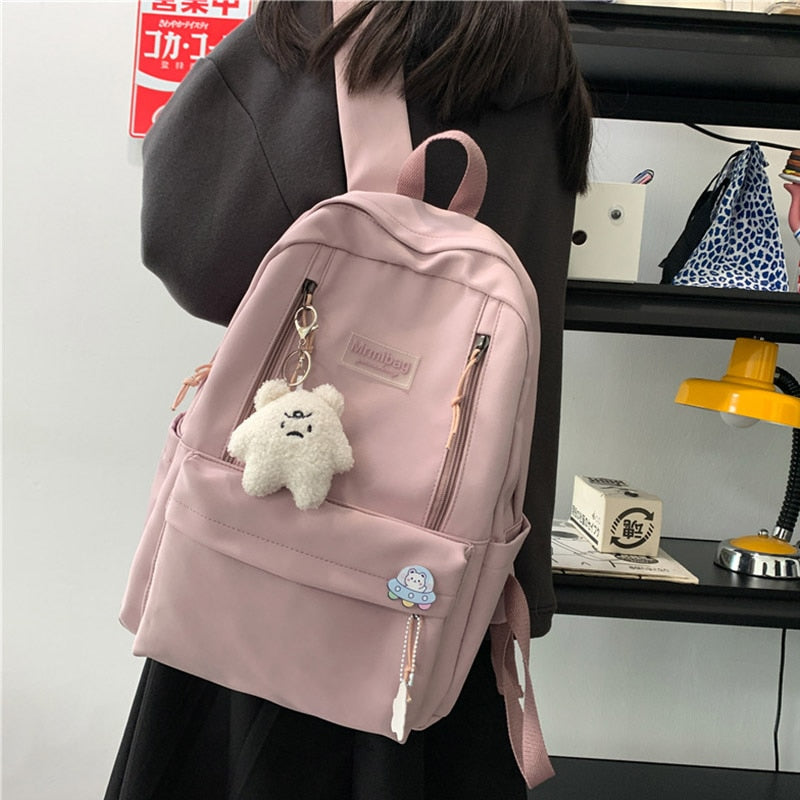 eybag Women Backpack Teenage Girls Laptop Rucksack Student Shoulder School Bag Korean Style Schoolbag Boys Bagpack Mochila