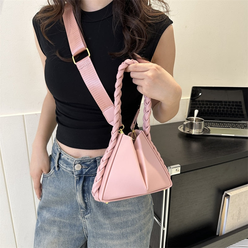 eybag Luxury Band Designer Woven Shoulder Crossbody Bag Women Handbag Purse New Fashion Clutches Messenger Bag High Quality