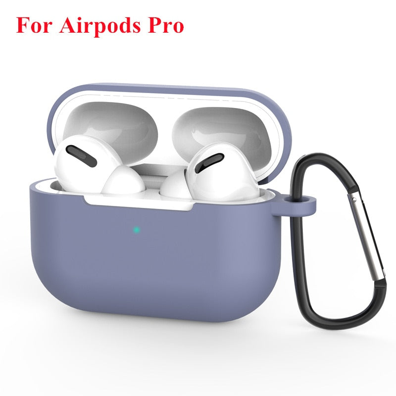 eybag 2022 New Silicone Cover Case For Apple Airpods Pro 3 Sticker Skin Bluetooth Earphone Cases Air Pods Pro Protective Accessories