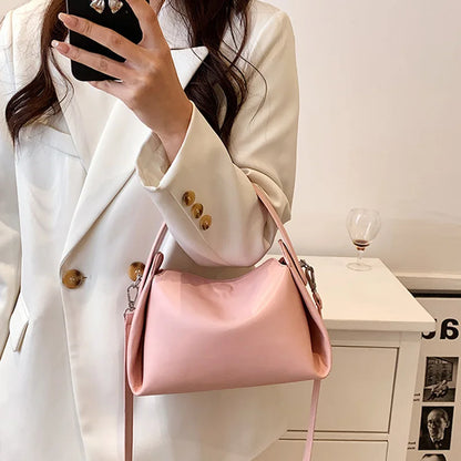 eybag Women Soft PU Leather Shoulder Bags Brand Luxury Pink Green Purple Crossbody Bags Pearl Handbags and Purses Evening Clutch