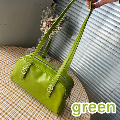 eybag Fashion Women Green Big Shoulder Bags PU Leather Female Purse Handbags Large Capacity Ladies Daily Small Casual Tote Bolso Mujer