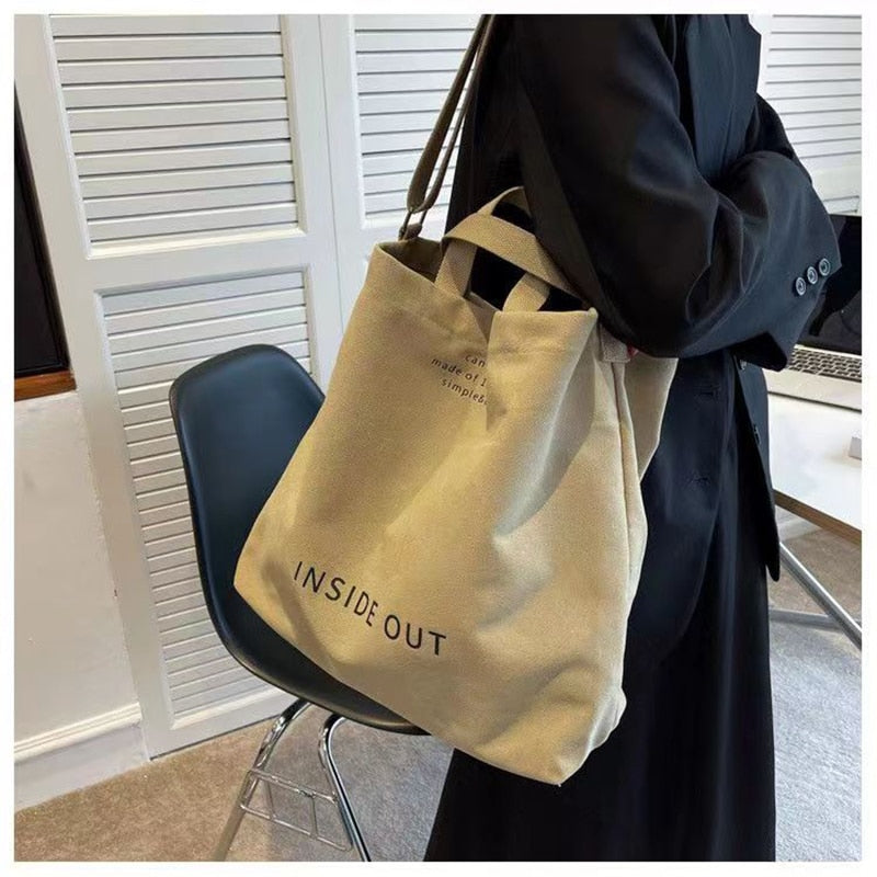 Quality Women Bag Large Big Capacity Women Casual Tote Handbag  Shoulder Bag men Canvas Crossbody Lady's Hand bags for couple