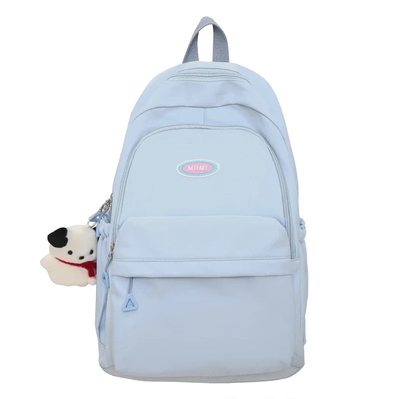 eybag Solid Nylon College Backpack Women Fashion Laptop School Bag For Teenage Girl Travel Waterproof Book Bag Female Kawaii Backpack