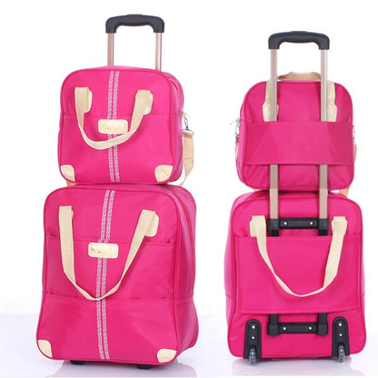 Lkblock Fashion Women Trolley Bag Luggage Bag Set Waterproof Suitcase Travel Trolley Bag With Wheels Luggage Set Suitcase Bag