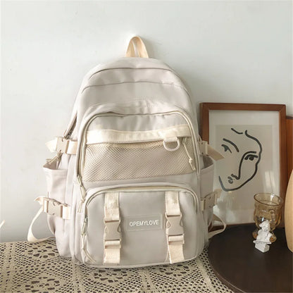 eybag Korean Ins Good-looking Junior High School Student Schoolbag Large-Capacity Backpack College Students' Backpack