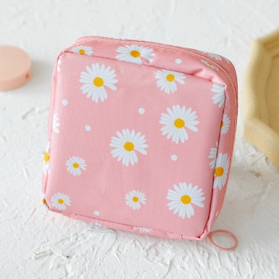 eybag Fashion Waterproof Tampon Storage Bag Cute Sanitary Pad Pouches Portable Makeup Lipstick Key Earphone Data Cables Organizer