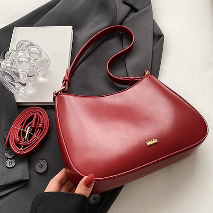 eybag Red Underarm Shoulder Bags for Women New Texture Leather Crossbody Bag Luxury Designer Wedding Bride Handbags Sling Bag