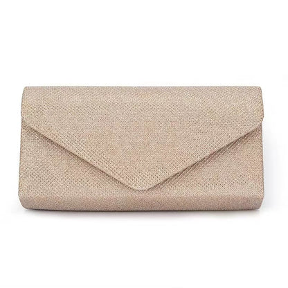 Lkblock Fashion Ladies Glitter Evening Satin Bridal Clutch Diamond Bag Womens Wedding Party Prom Envelope Handbag Party Banquet Bags