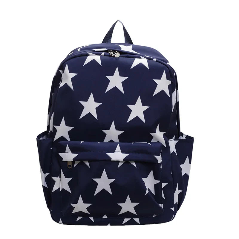 eybag Large Capacity Stars Backpacks American Style School Bags Strong And Stain-resistant Leisure And Travel Bags Child's Book Bags