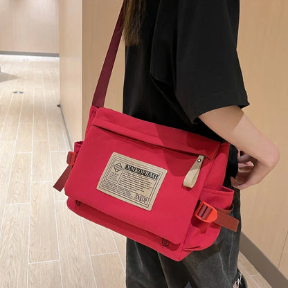 eybag Fashion Letter Women Shoulder Bag Casual Totes Female Nylon Waterproof Travel Crossbody Bag Women's Handbag Messenger School Bag