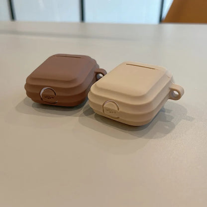 eybag Brown Khaki Silicone Case for Apple Airpods 3 Earphone Case Airpods Pro Protective Case for Air Pods Pro 2/ Airpods 1 2 Cover