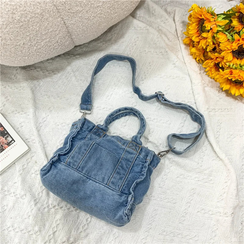 eybag Women Denim Handbag Shoulder Lady Crossbody Bag Tote Messenger Satchel Purse New