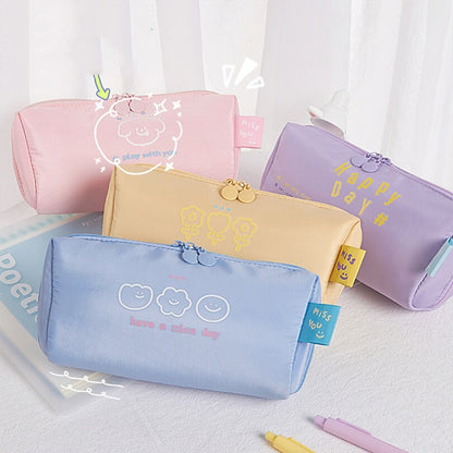 eybag Pencil Cases For Girls Large Capacity Pencil Pouch Soft Estuches Escolares Trousse Scolaire Korean Stationery Cute Pencil Case