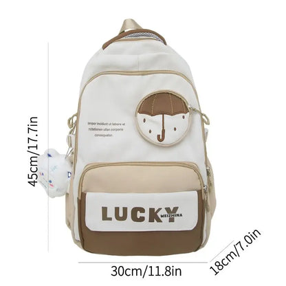 eybag Fashion Cute Student School Bag Casual Large Capacity Waterproof Backpack Woman Book Bag Girl