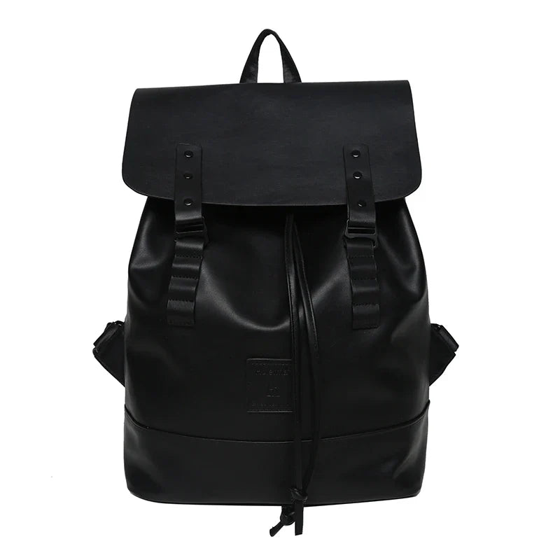 eybag New Male Men Women Bags Backpack Leisure PU Big Space Schoolbags Students Fashionable Large Pocket Multi-Zipper For Working