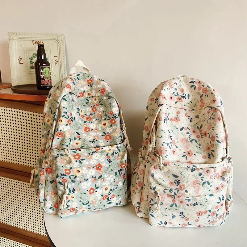 eybag New High Quality Women's Backpack Fashion Printed Popular Backpack 2024 Lightweight and Large Capacity Student Backpack