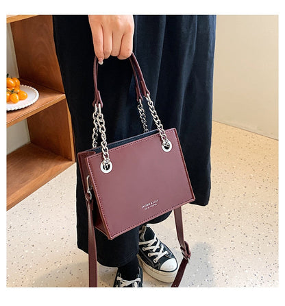 eybag New Luxury Designe Women Small Handbags High Quality PU Leather Shoulder Bag Simple Solid Female Crossbody Bags