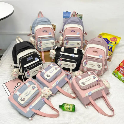 eybag Student Backpack Handbags Set Schoolbag Kawaii High School Students Middle School Elementary Cute Backpacks