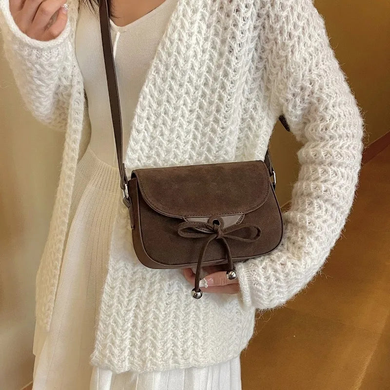 Lkblock Brown Vintage Shoulder Bag for Women Simple Fashion Casual Square Korean Fashion Handbag Luxury Elegant New Aesthetic Bags