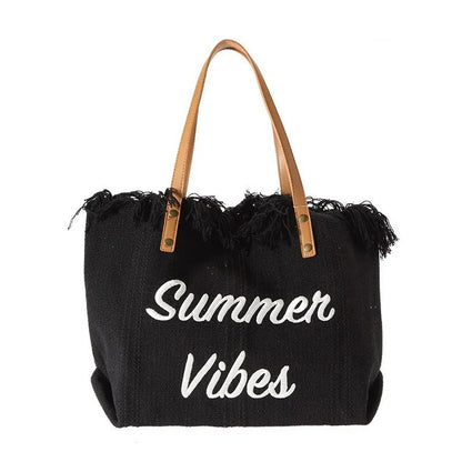 eybag Canvas Women Handbags Large Tote Beach Bag Shopping Bags Underarm Shoulder Bag For Female Casual Canvas Beach Bags