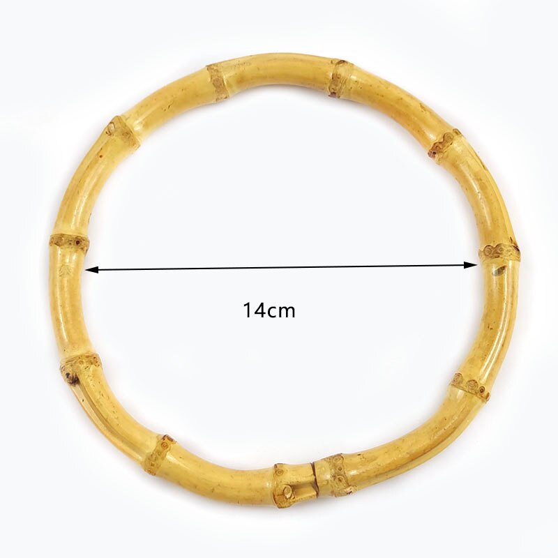 eybag 1/2Pcs Round D-shaped Wooden Bag Handle Metal Ring Handles for Handbag  Replacement DIY Purse Luggage Handcrafted Accessories