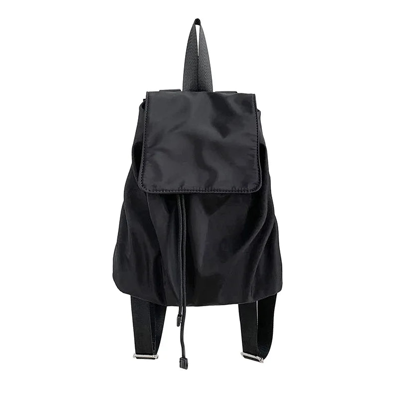 eybag Casual Nylon Flap Backapcks for Women Simple Backpack for Teenager and Girls Harajuku Students Bag Travel Bag