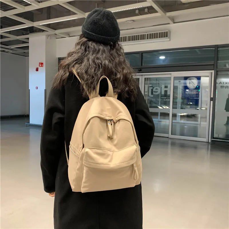 eybag Fashion Backpack Canvas Women Backpack Anti-theft Shoulder Bag New School Bag For Teenager Girls School Backapck Female