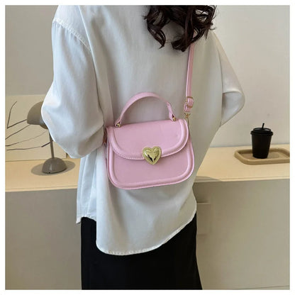 eybag Trendy Designer Handbags Casual Shoulder Bag Heart Decoration Crossbody Bags For Women Fashion Small Top Handle Bags