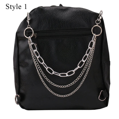 eybag Multi-layer Metal Bag Chain Decor For Handbag Decorative Chain Exquisite Halloween DIY Purse Chain Replacement Bag Accessories