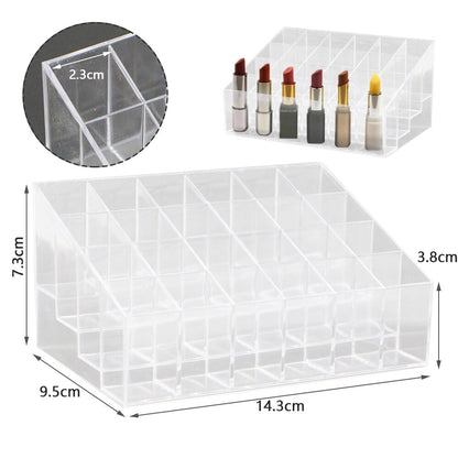 eybag Acrylic Organizer for Cosmetics Transparent Eyebrow Pencil Brush Holder Makeup Organizer Boxes Brush Containers Storage Box