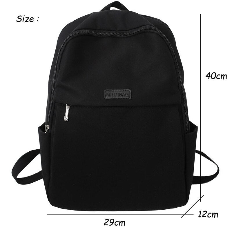 eybag New Solid Color Women Laptop Backpack Female Multi-pocket Travel Bag Schoolbag for Teenage Girl Boy Book Knapsack Mochila