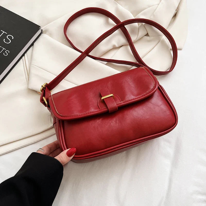 eybag Vintage Bag For Woman Chic Design Shoulder Bags Female Fashion All-Match Texture Messenger Bags Crossbody Bags