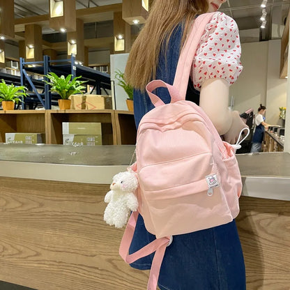 eybag Japanese Kawaii Backpack Women Small School Bags For Teenage Girls Candy Color Backpacks New Summer Fashion Student Bags Mochila