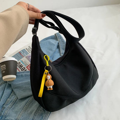 eybag New Solid Color Crossbody Bags For Women Simple Student Shoulder Bag Waterproof Nylon Casual Schoolbag Ladies Messenger Bag