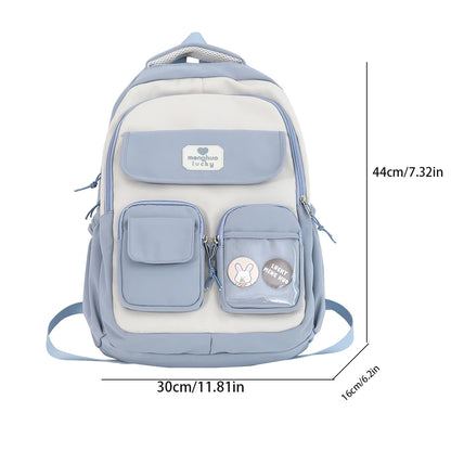 eybag Fashion Girls Cute Design Bookbag Student Kawaii Shoulder Bag Travel Rucksack Women Laptop Mochila Teens Schoolbag Backpack