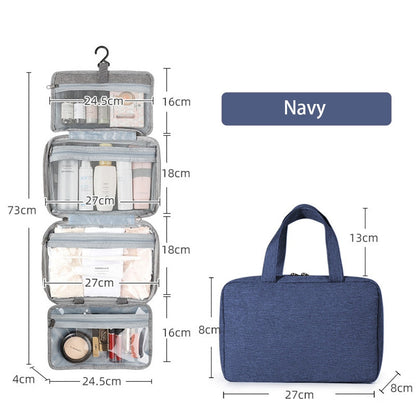 eybag Portable Travel Storage Bag for Women Cosmetic Toiletry Underwear Organizer Bag Waterproof Large Makeup Suitcase Make Up Bags