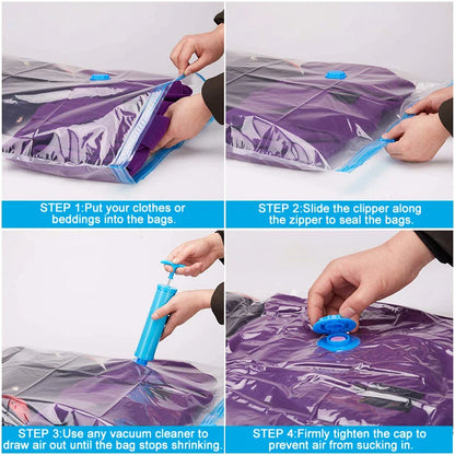 eybag Vacuum Storage Bags Wardrobe Organizer Vacuum Seal Bag Space Saving Bags for Clothes Pillow Bedding Blanket Packaging Storager