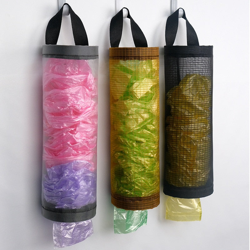 eybag Garbage Bag Storage Kitchen Garbage Organizer Plastic Bag Holder Organizing Hanging Garbage Collection Storage Bag