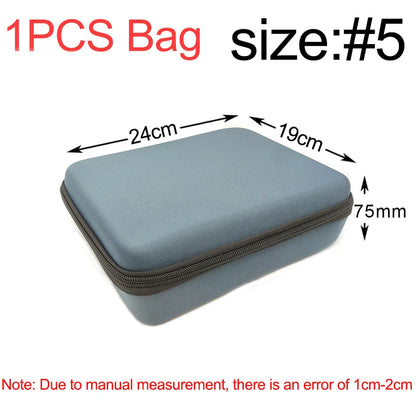 eybag Multi-Size EVA Hard Storage Box Travel Zipper Bag Shockproof Outdoor Tools Bag For Earphone Storage Case Accessories