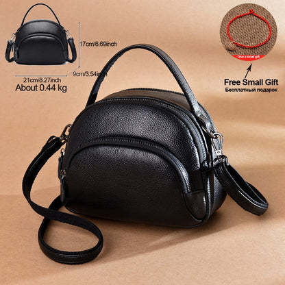 eybag Real Cowhide Shoulder Bags for Women New 2022 Crossbody Women Bags High Quality Luxury Small Women Handbag Genuine Leather Sac