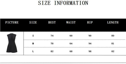 eybag Office Ladies Deep V Neck Short Dresses Women Summer Sleeveless Elegant Black Dress Party Evening Casual Blazer Robes Female