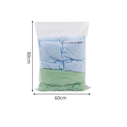 eybag High Capacity Vacuum Bag Package Compressed Organizer for Quilts Clothes Transparent Space Saving Seal Bags Foldable Storage Bag