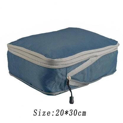 eybag Compression Packing Cubes for Carry on Luggage Travel Luggage Organizer Large Capacity Suitcase Bags Set Waterproof Storage Bags